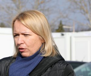 18.01.2021., Sisak - Kontejnersko naselje u Ulici Ivana Sistrovica u Sisku u kojem su smjesteni Siscani ciji su domovi stradali u potresu. Gradonacelnica Kristina Ikic-Banicek dala je izjavu oko stanja naselja tj. neadekvatnog smjestaja. Photo: Edina Zuko/PIXSELL