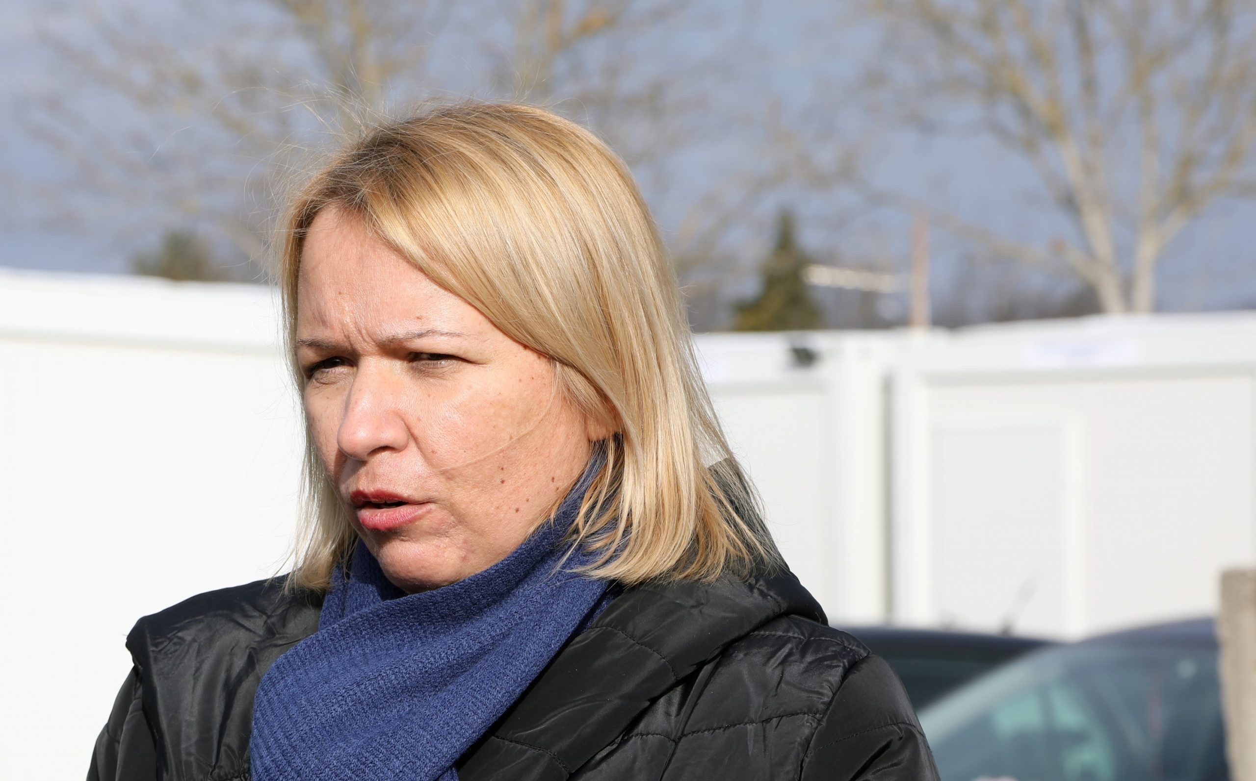 18.01.2021., Sisak - Kontejnersko naselje u Ulici Ivana Sistrovica u Sisku u kojem su smjesteni Siscani ciji su domovi stradali u potresu. Gradonacelnica Kristina Ikic-Banicek dala je izjavu oko stanja naselja tj. neadekvatnog smjestaja. Photo: Edina Zuko/PIXSELL
