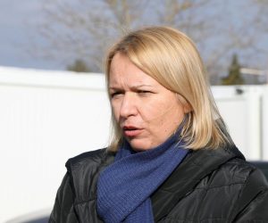 18.01.2021., Sisak - Kontejnersko naselje u Ulici Ivana Sistrovica u Sisku u kojem su smjesteni Siscani ciji su domovi stradali u potresu. Gradonacelnica Kristina Ikic-Banicek dala je izjavu oko stanja naselja tj. neadekvatnog smjestaja. Photo: Edina Zuko/PIXSELL