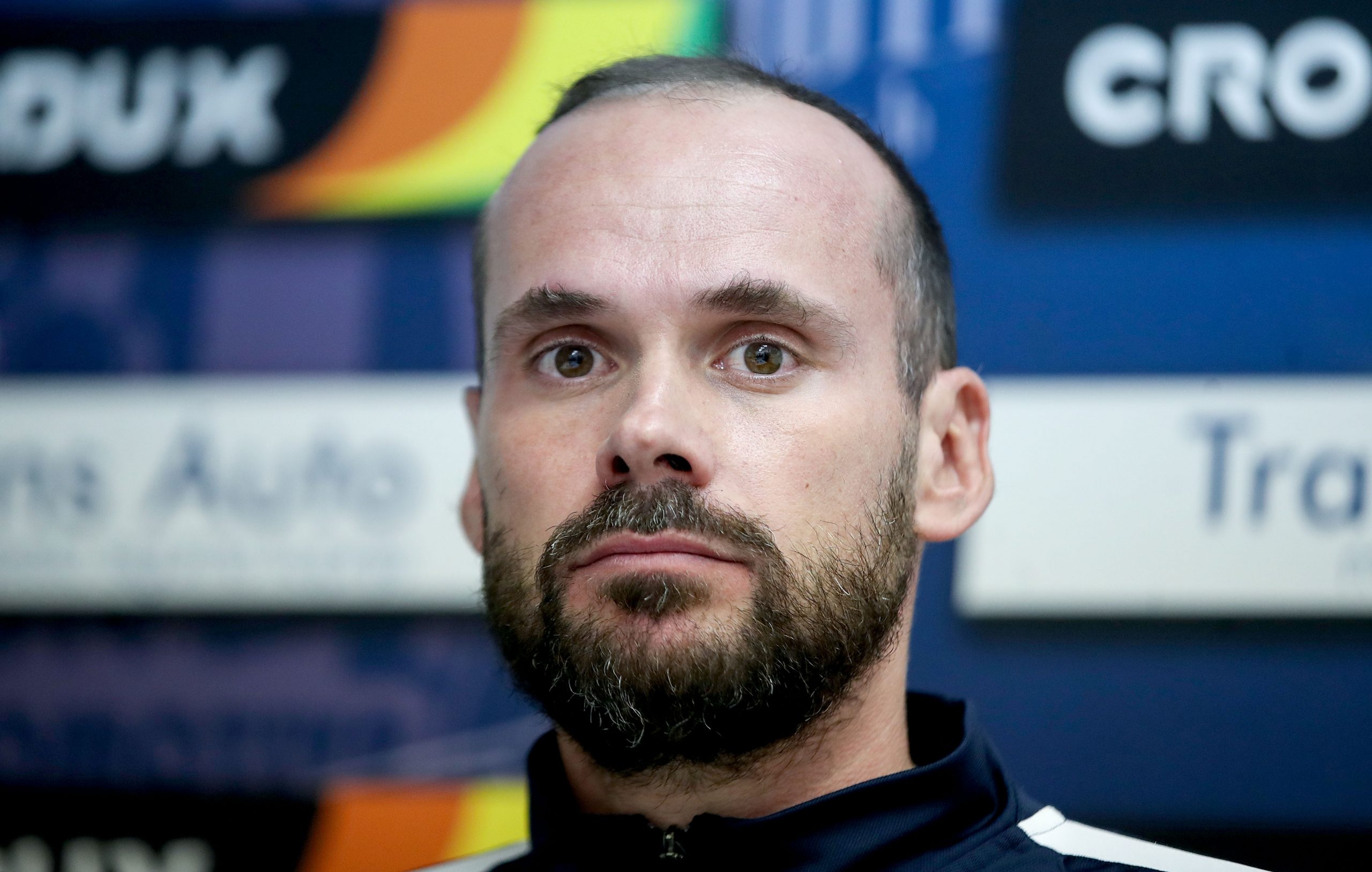 20.09.2019., stadion u Kranjcevicevoj ulici, Zagreb - Hrvatski Telekom Prva liga, 09. kolo, NK Lokomotiva - NK Osijek. Konferencija za medije, trener NK Osijeka Dino Skender. 
Photo: Igor Kralj/PIXSELL