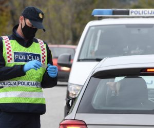 20.11.2020., Boraja - Policijska akcija nadzora brzine na podrucju cijele Sibensko-kninske zupanije.
Photo: Hrvoje Jelavic/PIXSELL