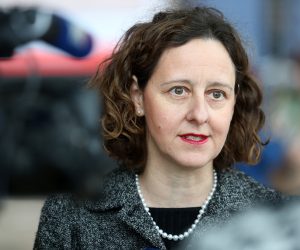 22.02.2018., Zagreb - Svecano obiljezavanje Dana Nacionalne i sveucilisne knjiznice u Zagrebu. Nina Obuljen Korzinek. 
Photo: Borna Filic/PIXSELL