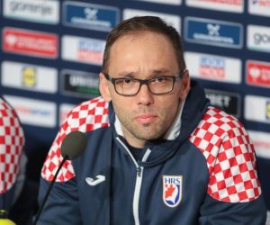 23.01.2020., Tele 2 Arena, Stockholm - Europsko rukometno prvenstvo, konferencija za medije Hrvatske i Norveske rukometne reprezentacije. Hrvoje Horvat. 
Photo: Luka Stanzl/PIXSELL