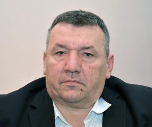 23.03.2016., Glina - Zupan Ivo Zinic susreo se s glinskim gradonacelnikom Stjepanom Kostanjevicem s kojim je nakon razgovora obisao gradiliste Doma za starije i nemocne osobe i tvrtku Vivera. Photo: Nikola Cutuk/PIXSELL