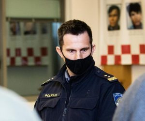 25.01.2021., Split - Izricanje presude Matku Klaricu, policijskom nacelniku postaje granicne policije Gruda u opcini Konavle koji je prijavljen za seksualno uznemiravanje najmanje cetiri policajke kojima je bio nadreden.
Matko Klaric
Photo: Milan Sabic/PIXSELL