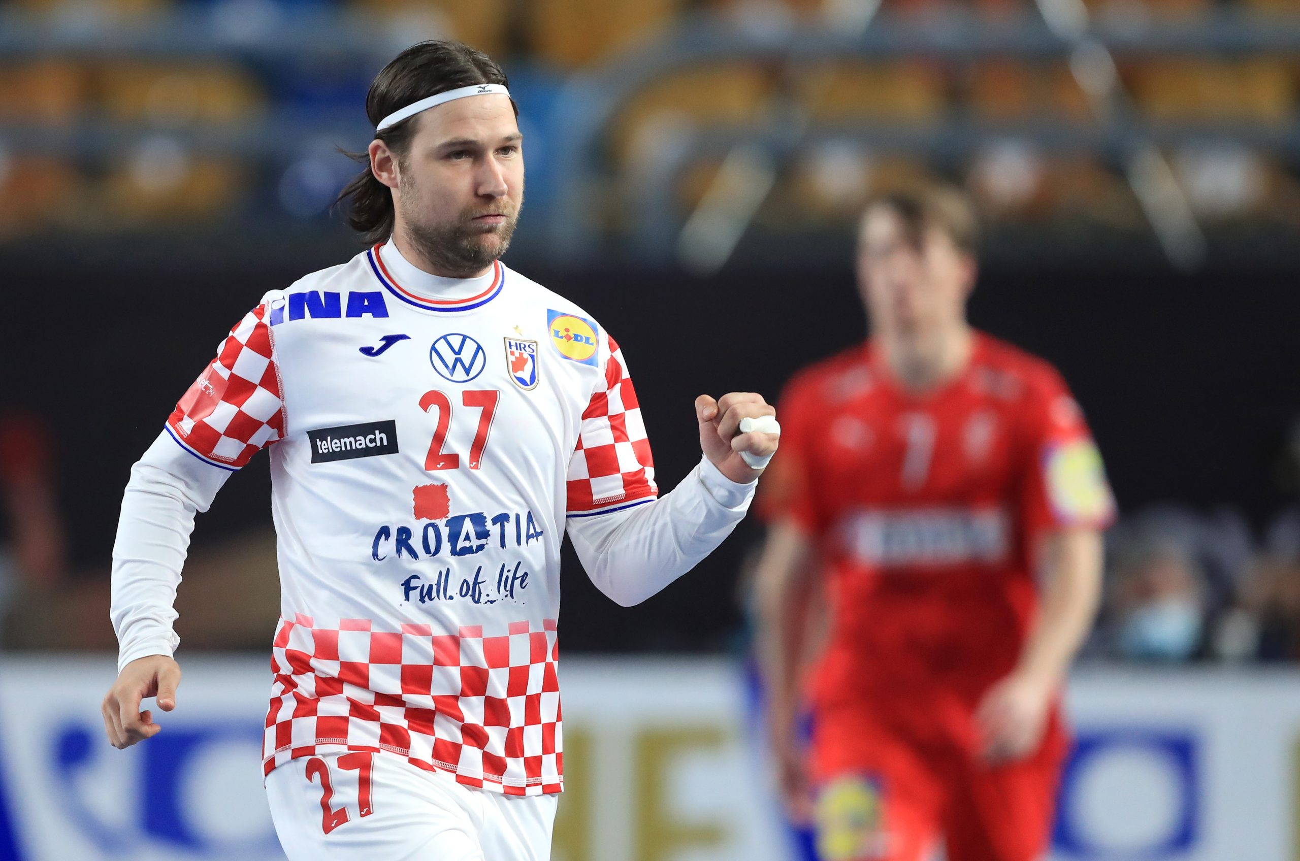 25.01.2021., sportska dvorana stadiona Kairo, Kairo, Egipat - Svjetsko rukometno prvenstvo, skupina 2, Danska - Hrvatska. Ivan Cupic Photo: Slavko Midzor/PIXSELL