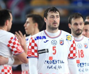 25.01.2021., sportska dvorana stadiona Kairo, Kairo, Egipat - Svjetsko rukometno prvenstvo, skupina 2, Danska - Hrvatska. Domagoj Duvnjak Photo: Slavko Midzor/PIXSELL