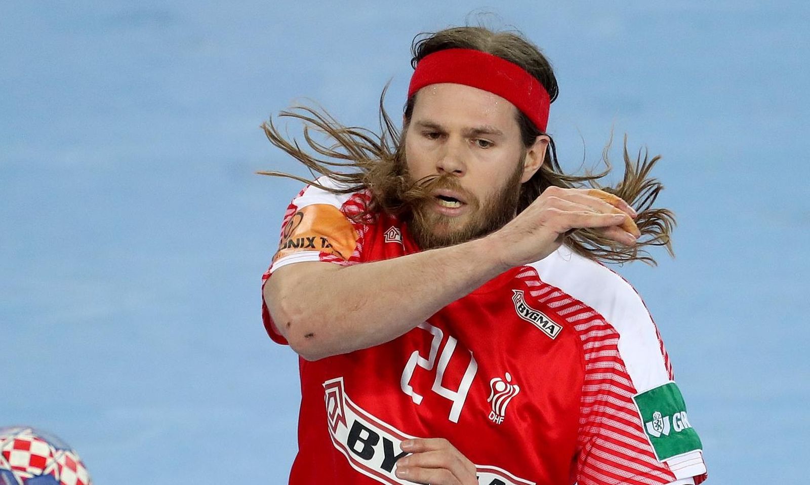 26.01.2018., Arena, Zagreb - Europsko rukometno prvenstvo, polufinale, Danska - Svedska. Mikkel Hansen
Photo: Igor Kralj/PIXSELL