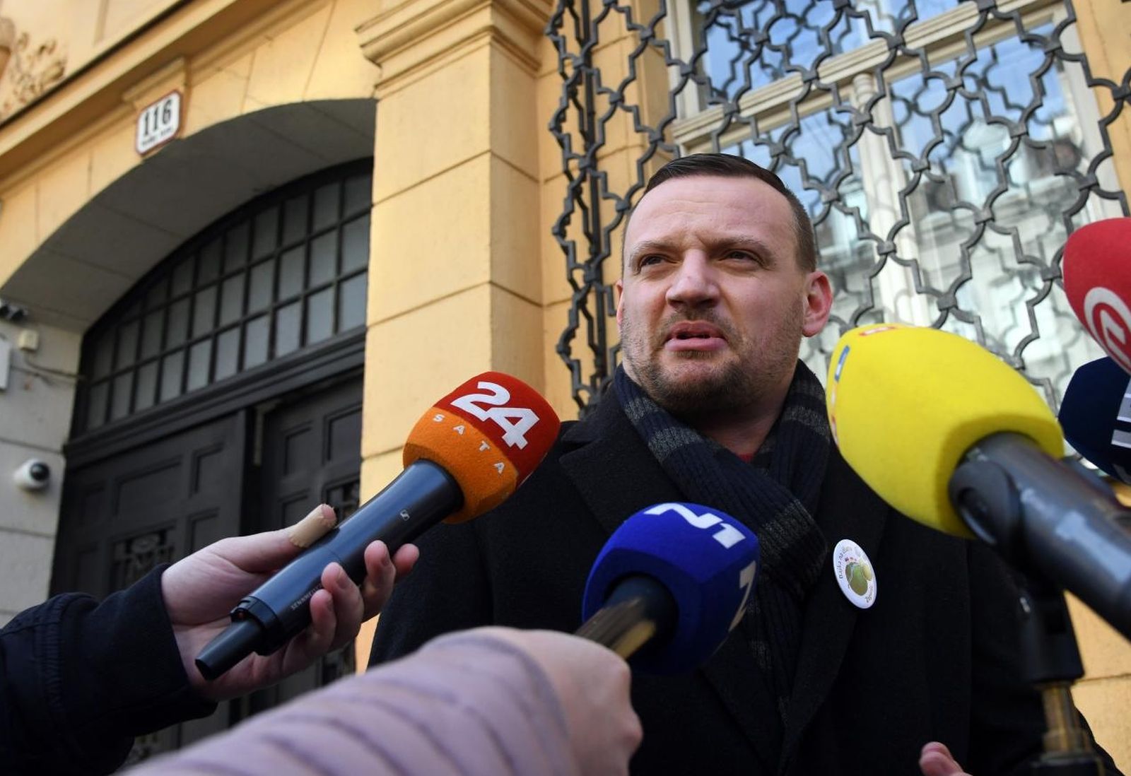 27.01.2021., Zagreb - Nezavisni vijecnik iz Oroslavja, Viktor Simunic, dolazi u USKOK dati izjavu. Photo: Josip Regovic/PIXSELL