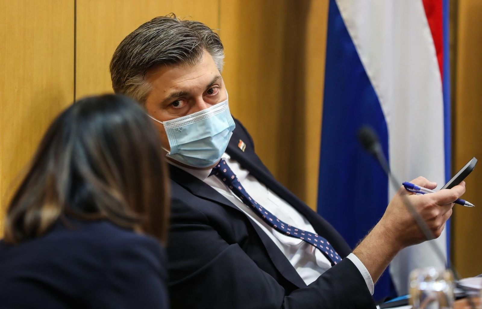27.01.2021., Zagreb - Premijer Andrej Plenkovic na redovnoj sjednici Sabora predstavio je Strategiju razvoja Republike Hrvatske do 2030.
Photo: Jurica Galoic/PIXSELL