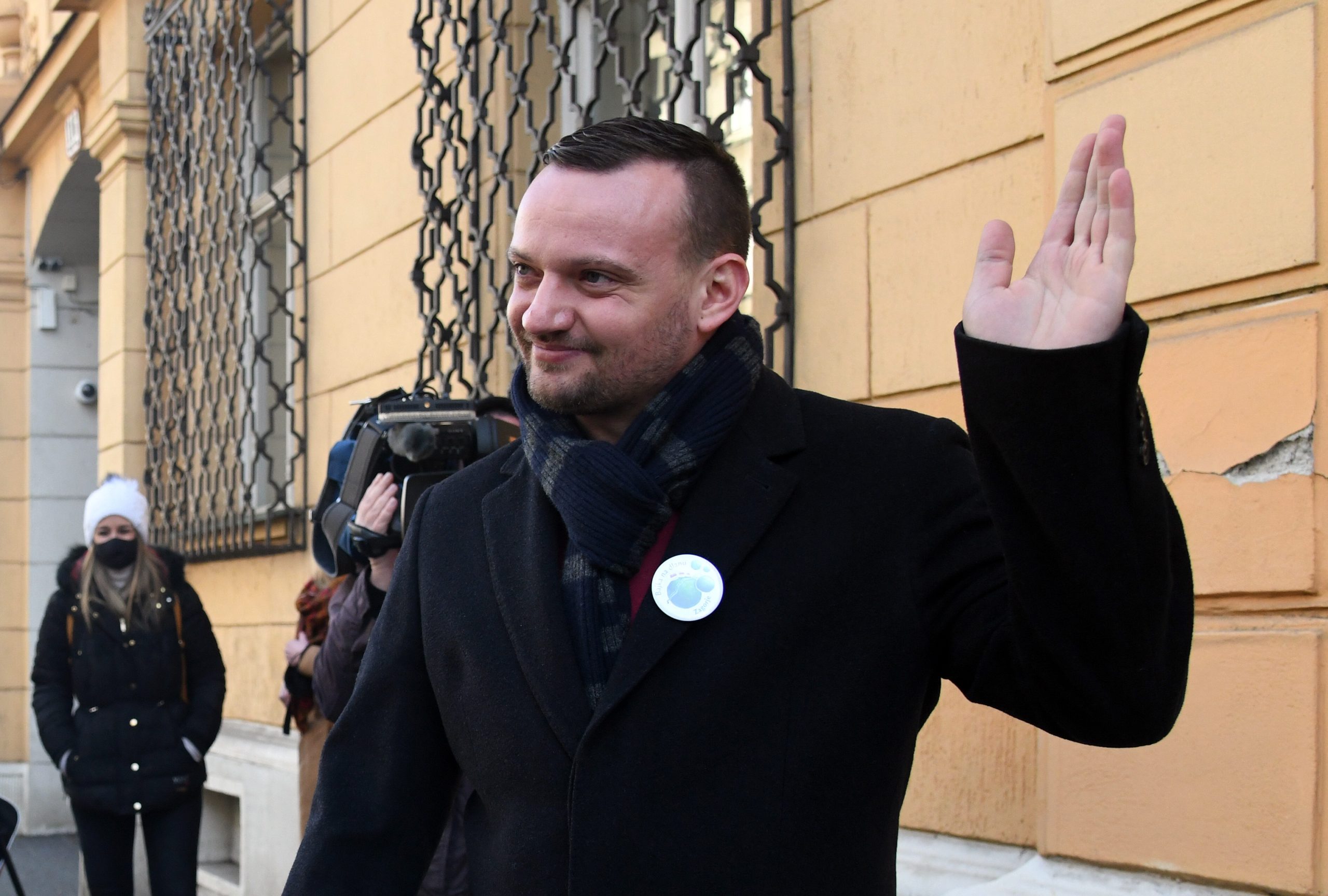27.01.2021., Zagreb - Nezavisni vijecnik iz Oroslavja, Viktor Simunic, dolazi u USKOK dati izjavu. Photo: Josip Regovic/PIXSELL