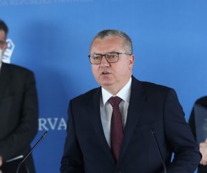 28.01.2021.,Zagreb - U NSK je odrzana konferencija za medije u povodu objave poziva na dodjelu bespovratnih financijskih sredstava iz Fonda solidarnosti Europske unije za obnovu nakon razornog potresa koji je pogodio Grad Zagreb te podrucja Krapinsko-zagorske i Zagrebacke zupanije.
Photo:Zeljko Lukunic/PIXSELL