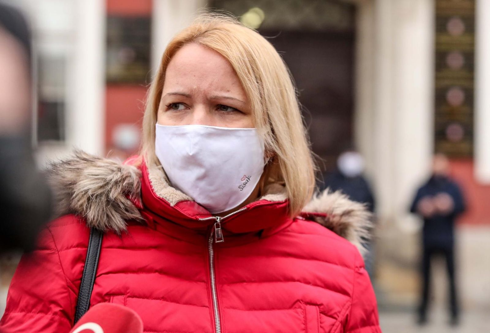 28.12.2020., Sisak - Gradonacelnica Siska Kristina Ikic Banicek rekla je kako jos nemaju procjenu stete jer 112 i dalje prima pozive uznemirenih gradjana koji prijavljuju svoju stetu. 
Photo: Luka Stanzl/PIXSELL
