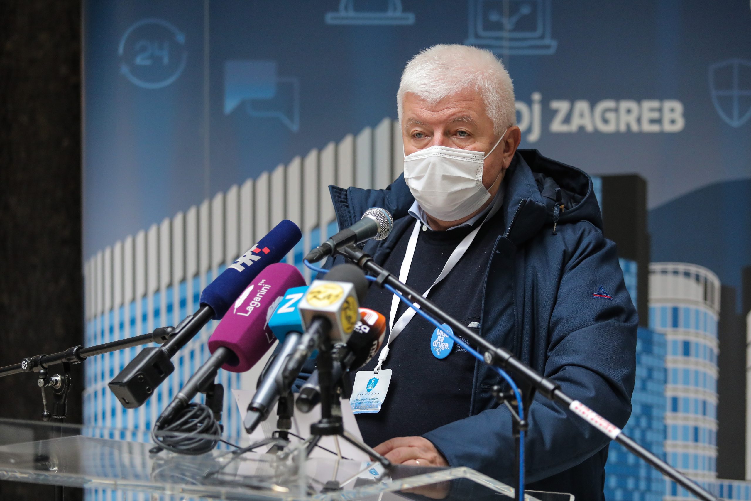28.12.2020., Zagreb - Konferencija za medije Stozera civilne zastite Grada Zagreba.  Zvonimir Sostar. 
Photo: Tomislav Miletic/PIXSELL