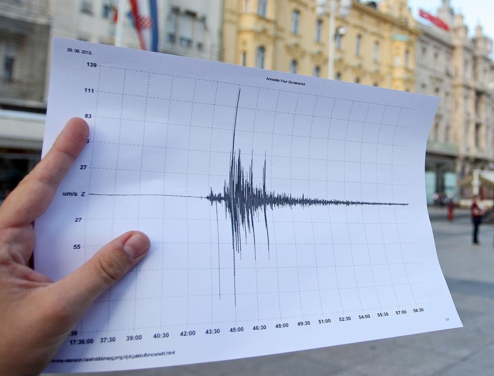 29.08.2013., Zagreb - Zagreb i okolicu u nekoliko dana pogodilo je sest manjih potresa s epicentrom oko mjesta Jablanovec i Gornja Bistra. Seizmolozi predvidjaju da bi u skoroj buducnosti Zagreb mogao pogoditi potres od 6,5 stupnjeva po Richteru sto je nesto malo jace od velikog potresa 1880. godine koji je prouzrokovao goleme stete u gradu. 
Photo: Borna Filic/PIXSELL