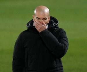 FILE PHOTO: La Liga Santander - Real Madrid v Granada FILE PHOTO: Soccer Football - La Liga Santander - Real Madrid v Granada - Estadio Alfredo Di Stefano, Madrid, Spain - December 23, 2020 Real Madrid coach Zinedine Zidane during the match REUTERS/Susana Vera/File Photo SUSANA VERA