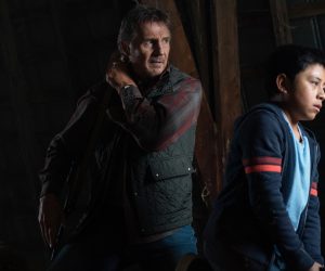 LN022_RC	

Liam Neeson stars as “Jim” and Jacob Perez as “Miguel” in director Robert Lorenz’s THE MARKSMAN, an Open Road Films / Briarcliff Entertainment release.  

Credit: Ryan Sweeney / Open Road Films / Briarcliff Entertainment