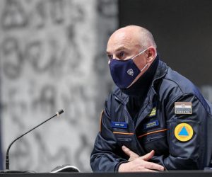 28.12.2020., Nacionalna i sveucilisna knjiznica, Zagreb - Konferencija za medije Stozera civilne zastite Republike Hrvatske. 
Photo: Jurica Galoic/PIXSELL