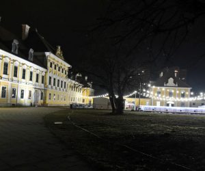 Vukovar, 29.01.2021. - Dvorac Eltz, gradski muzej Vukovar, u uvjetima prilagođenim postojećoj situaciji održana je 16. digitalna Noć muzeja. Uz zatvoren stalni postav u paviljonu ll izložba fotografija gradskog muzeja Vukovar u obnovi kulturnog života Vukovara i u galeriji Oranzerija "Fotosinteza" retrospektivna izložba Zvonimira Tanockog.
foto HINA/ ml