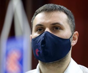 Zagreb, 02.02.2021 - Konferencija za medije na koji ce biti predstavljen novi trener KK Cibone Vladimir Jovanovic. Na slici novi trener Cibone Vladimir Jovanovic.
foto HINA/ Damir SENCAR/ ds