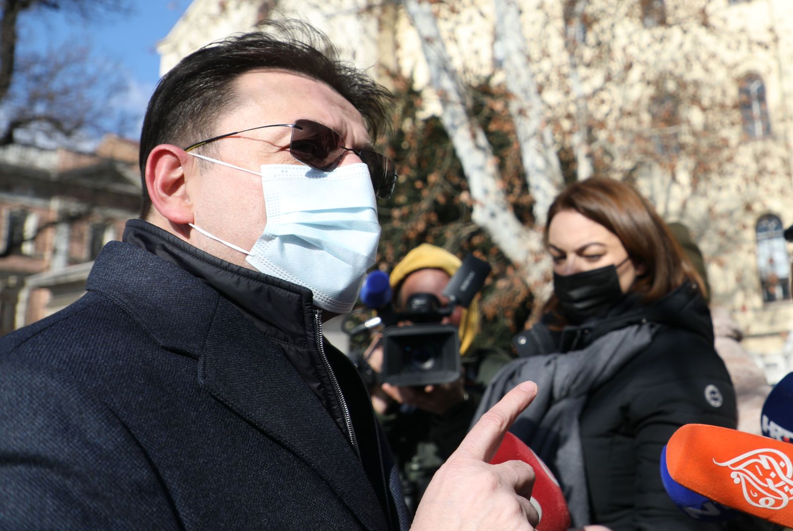 Zagreb, 12.02.2021. -  Danas se održava sjednica Sveučilišnog savjeta. Na fotografiji predsjednik Savjeta Luka Burilović. foto HINA/ Lana SLIVAR DOMINIĆ/ lsd