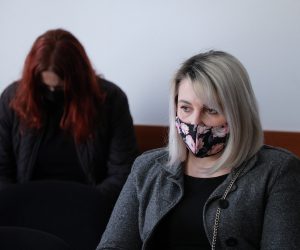 Zagreb, 25.02.2021. - Početak suđenja Gabrijeli Čičković, vlasnici staračkog doma u Andraševcu gdje je u požaru prošlog siječnja poginulo šest štićenika, na Županijskom sudu u Zagrebu.foto HINA/ Tomislav PAVLEK/ tp