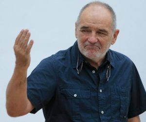 03.09.2014., Osijek - Djordje Balasevic u Arheoloskom muzeju odrzao kratki koncert za okupljene povodom koncerta koji ce se odrzati 13. rujna. 
Photo: Davor Javorovic/PIXSELL