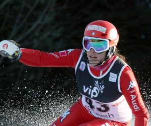 04.01.2015., Sljeme, Zagreb - VIP Snow Queen Trophy, jubilarno 10. izdanje zenske utrke Snjezne kraljice. Federica Brignone. 
Photo: Sanjin Strukic/PIXSELL