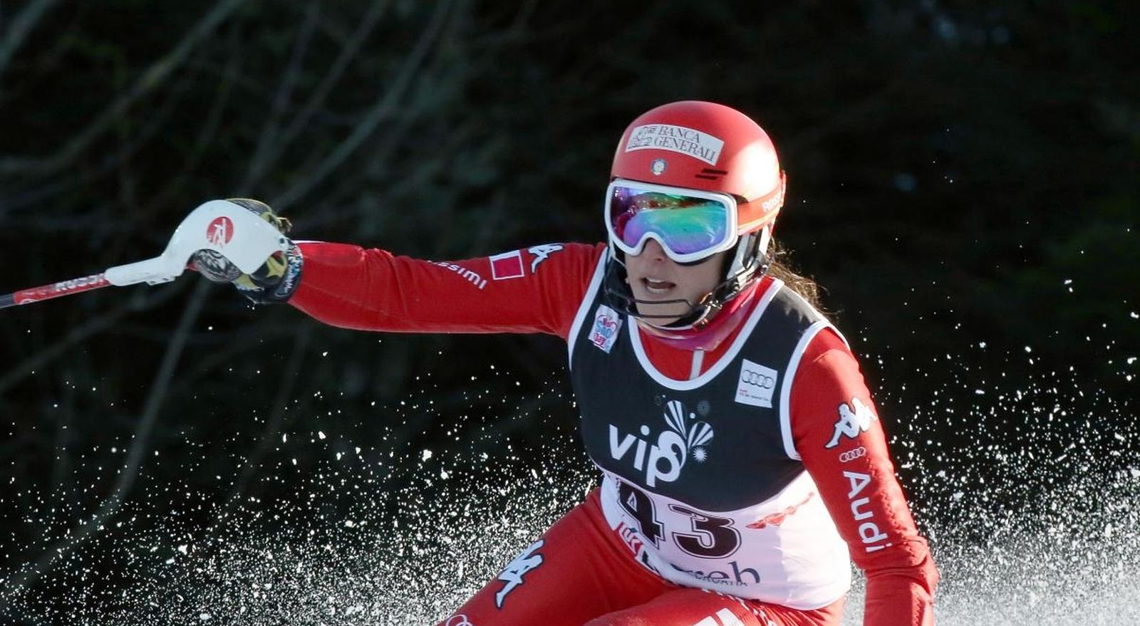 04.01.2015., Sljeme, Zagreb - VIP Snow Queen Trophy, jubilarno 10. izdanje zenske utrke Snjezne kraljice. Federica Brignone. 
Photo: Sanjin Strukic/PIXSELL