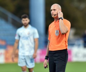 04.10.2020., stadion Andjelko Herjavec, Varazdin - Hrvatski Telekom Prva liga, 07. kolo, NK Varazdin - GNK Dinamo. Sudac Dario Bel Photo: Vjeran Zganec Rogulja/PIXSELL