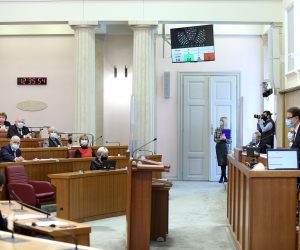 05.02.2021., Zagreb - Sabor je nakon proslotjednog rusenja kvoruma  danas uspio obaviti glasovanje o raspravljenim tockama dnevnog reda. Photo: Patrik Macek/PIXSELL