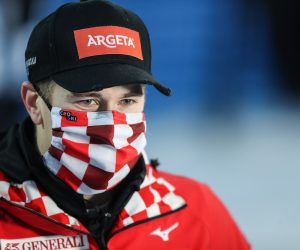 06.01.2021., Zagreb - Druga voznja muskog slaloma Audi FIS Svjetskog skijaskog kupa Snow Queen Trophy. Filip Zubcic Photo: Luka Stanzl/PIXSELL