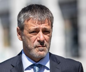 07.06.2020., Zagreb - Konferencija za novinare stranaka FOKUS i Pametno ispred zgrade INA-e d.d. na Aveniji Veceslava Holjevca. Davor Huic.
Photo: Davor Puklavec/PIXSELL