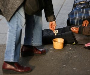 08.05.2019., Zagreb - Prosjacenje je sve cesca pojava na ulicama grada.
Photo: Borna Filic/PIXSELL