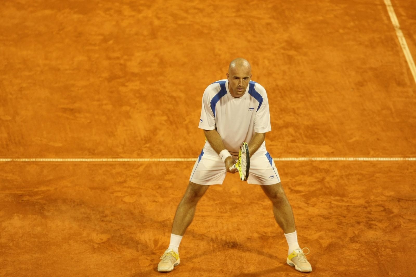 29. 07. 2009.,  Umag, Hrvatska, Tenis - ATP Studena - Croatia Open. Medunarodno prvenstvo Hrvatske u tenisu. Jubilarno 20. izdanje od 27. srpnja do 2.kolovoza 2009. Parovi Cuevas URU i M Gonzalez-ARG protiv Ivan Dodig-CRO i Ivan Ljubicic-CRO 64 62.    
Photo: Sanjin Strukic/24sata