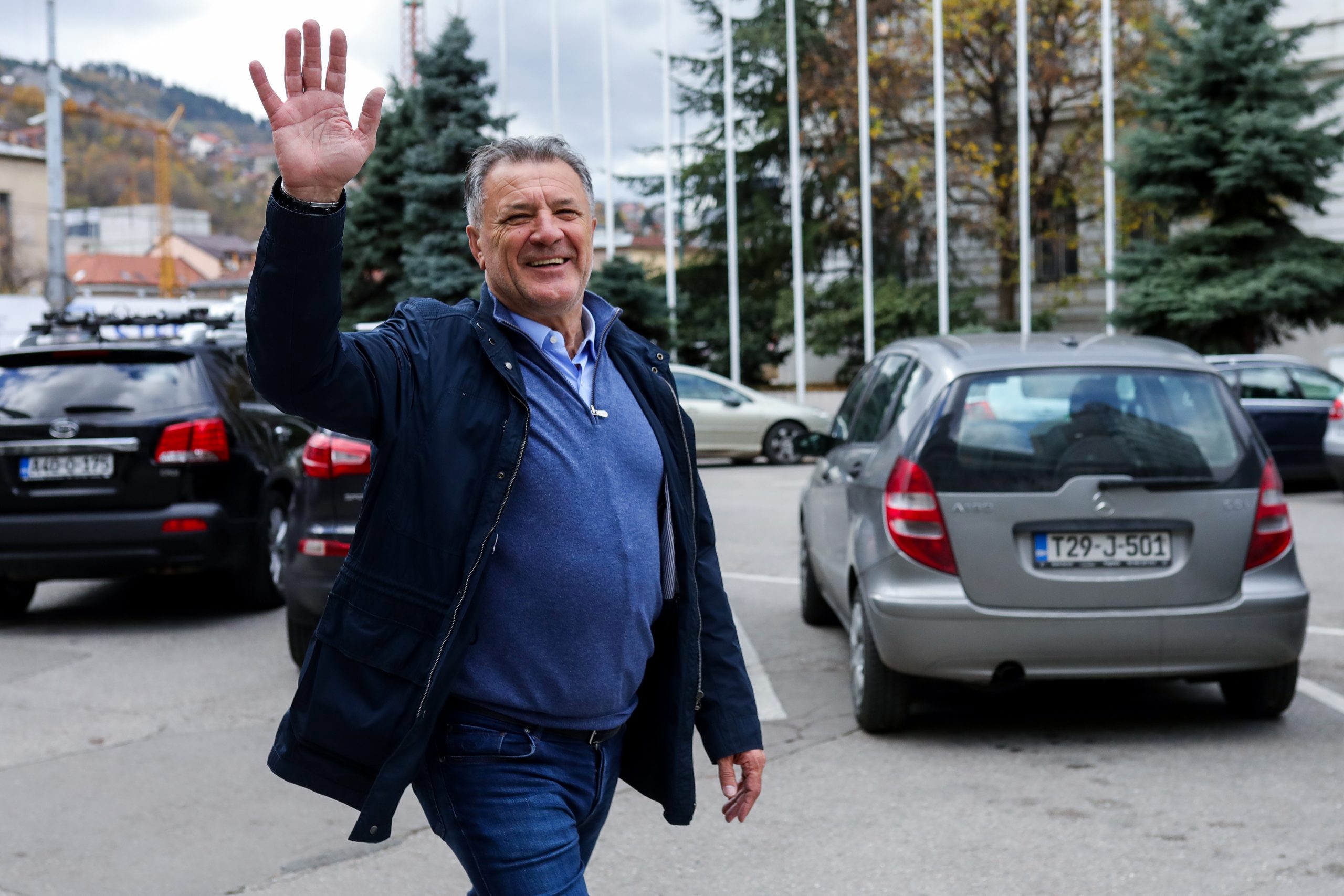 09.11.2019., Sarajevo, Bosna i Hercegovina - Zdravko Mamic uziva u setnji Sarajevom.
Photo: Armin Durgut/PIXSELL