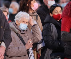 10.02.2021., Zagrebacka Katedrala, Zagreb - U povodu obiljezavanja 61. obljetnice smrti blazenog Alojzija Stepinca, a misno slavlje predvodio je uzoriti kardinal Josip Bozanic, nadbiskup zagrebacki.Photo: Marko Prpic/PIXSELL