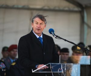 11.12.2019., Zadar - U vojnoj bazi Zemunik otvoreno je Medjunarodno srediste za obuku specijalnih zracnih snaga. Na otvaranju izvedena je pokazna vjezba. Karl Erjavec    Photo: Marko Dimic/PIXSELL