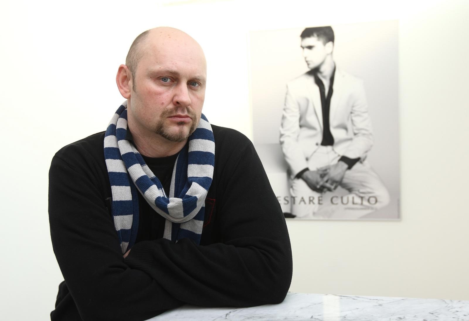 27.01.2012., Zagreb - Pogon tvrtke Estare Culto u Zagorskoj 2. Estare Culto jedna je od vodecih hrvatskih i regionalnih modnih kompanija. Dalibor Beti, dizajner.
Photo: Davor Puklavec/PIXSELL