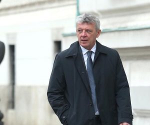 13.03.2018., Zagreb - Zupanijski sud. Ponovljeno rociste na sudjenju Marini Lovric Merzel ponovno je odgodjeno. USKOK je i danas zatrazio izuzece suca Ivana Turudica sto je on odbio. Dolazak suca i predsjednika Zupanijskog suda Ivana Turudica.
Photo: Sanjin Strukic/PIXSELL