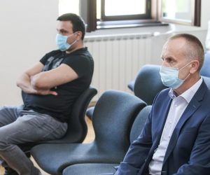 13.07.2020., Osijek - Zapocelo je sudjenje u tzv, aferi SMS za koju se terete Franjo Varga i Blaz Curic. 
Photo: Davor Javorovic/PIXSELL