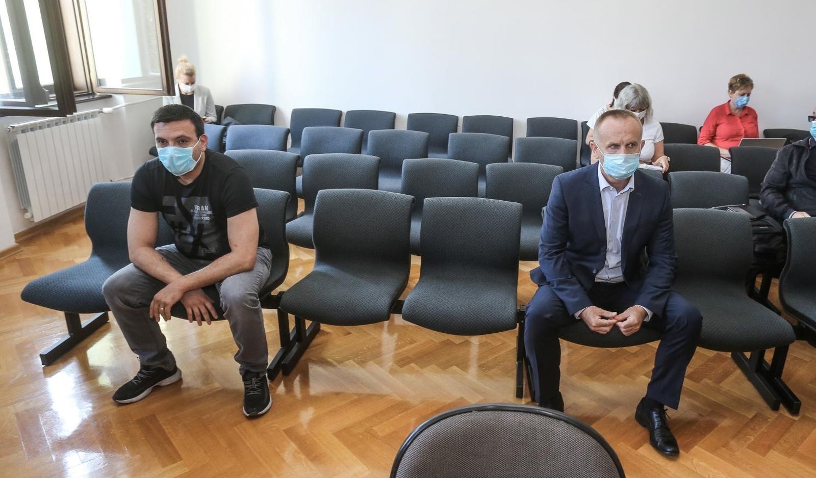 13.07.2020., Osijek - Zapocelo je sudjenje u tzv, aferi SMS za koju se terete Franjo Varga i Blaz Curic. 
Photo: Davor Javorovic/PIXSELL