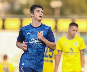 13.08.2020., stadion Kranjceviceva, Zagreb - Druga HNL, 1. kolo, GNK Dinamo II - BSK Bjelo Brdo.  Antonio Marin. 
Photo: Luka Stanzl/PIXSELL