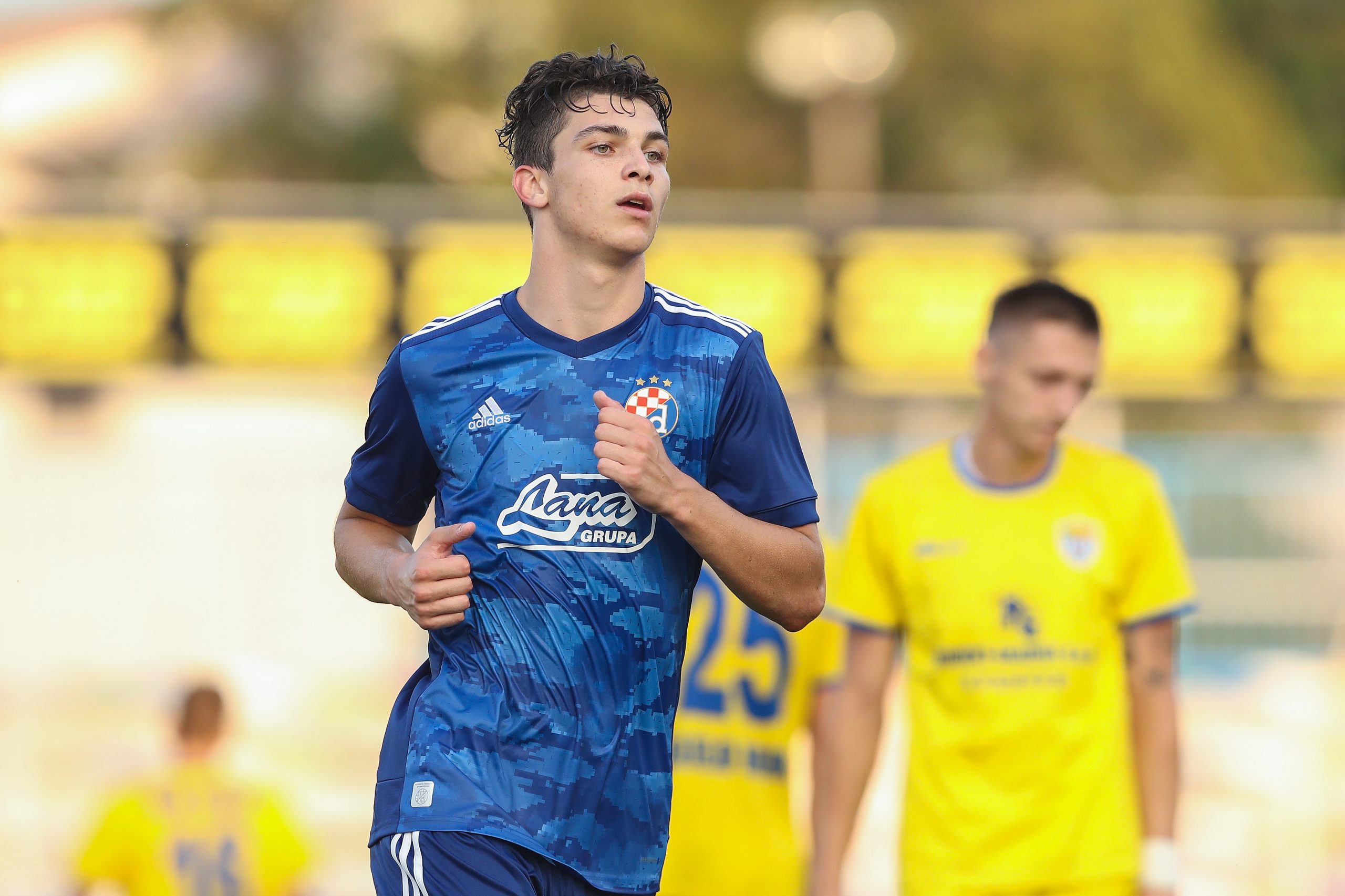 13.08.2020., stadion Kranjceviceva, Zagreb - Druga HNL, 1. kolo, GNK Dinamo II - BSK Bjelo Brdo.  Antonio Marin. 
Photo: Luka Stanzl/PIXSELL