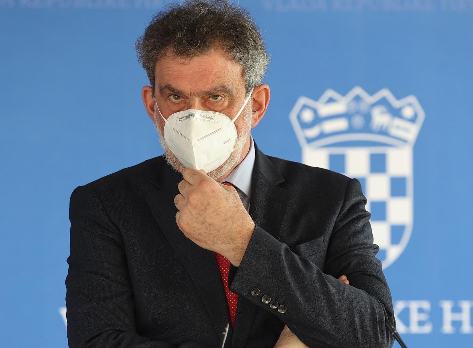 14.01.2021., Zagreb - Izjave nakon odrzane sjednice vlade u Nacionalnoj i sveucilisnoj knjiznici.
Photo: Marko Prpic/PIXSELL