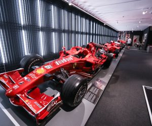 13.06.2017., Maranello, Italija - U muzeju Galleria Ferrari, smjestenom uz trkacu stazu Fiorano, izlozeni su stari modeli trkacih i cestovnih automobila. U blizini muzeja nalazi se tvornica Ferrarija, koja je jos od 1943. jedan od pokretaca talijanskog gospodarstva, gdje se dizajniraju i proizvode Ferrariji, sve osim sasija i karoserija koje jos uvijek dolaze iz Carrozzerije Scaglieti u Modeni. U Maranellu je 1963. utemeljena tehnicka skola, posvecena Enzovom ocu Alfredu Ferrariju, koja i danas osigurava specijaliste tehnicare za kompaniju. U prvenstvo Formule 1 Ferrari se ukljucio 1950.
Photo: Igor Soban/PIXSELL