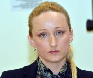 15.05.2014., Sisak - Povjerenici sisacke podruznice Hrvatskog lijecnickog sindikata Ivana Smit, Martina Radmanovic, Miroslav Dubovecak i Ivan Marijetic ukljucili su se u Akcijski dan europskih lijecnika i na  konferenciji za medije govorili o stanju u hrvatskom zdravstvu i sisackoj Opcoj bolnici. 
Photo: Nikola Cutuk/PIXSELL
