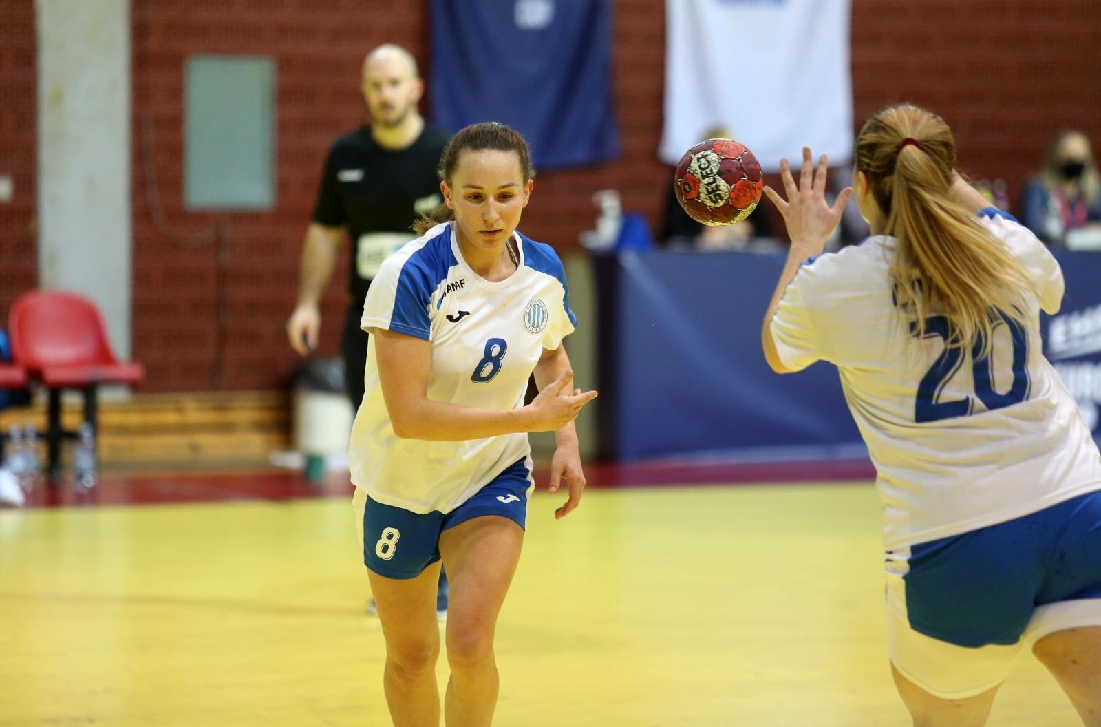 16.01.2020., Zagreb - Osmina finala EHF Europskog kupa kupa, Jomi Salerno - HC Lokomotiva Zagreb. Stela Posavec, Antonia Civljak



Photo: Tomislav Miletic/PIXSELL