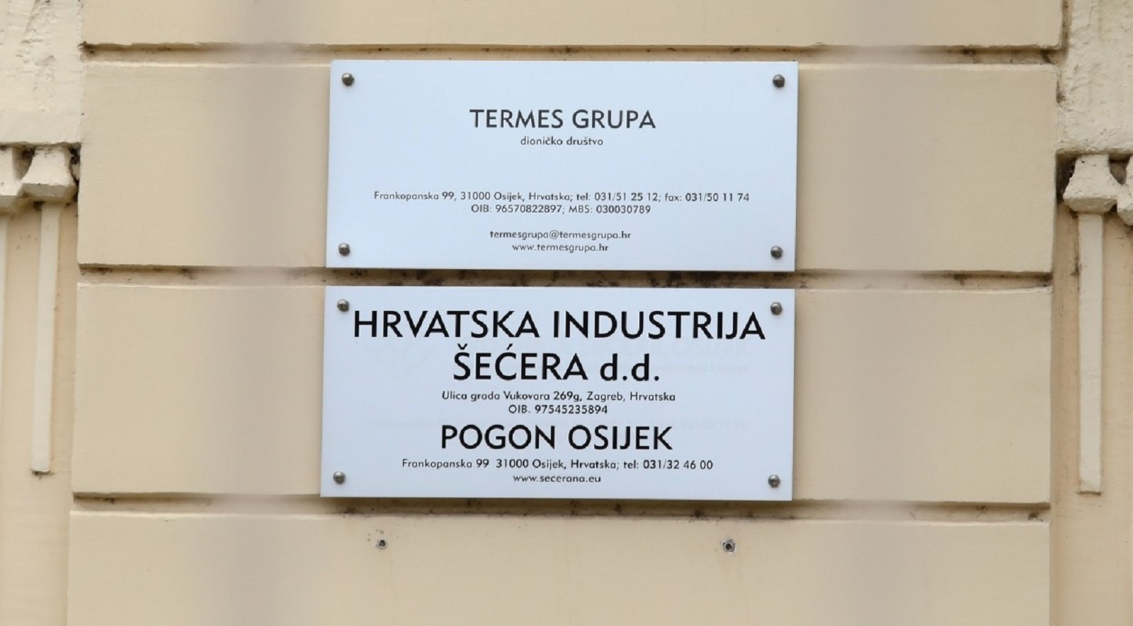 16.02.2021., Osijek - Sve upucuje da se gasi jos jedna tvornica u Osijeku- osjecka Secerana.Tvornica secera u Osijeku u pogonu je od 1906 a dvijestotinjak radnika koji su trenutno zaposleni u Secerani ne znaju hoce li sutra imati posao. Photo: Dubravka Petric/PIXSELL
