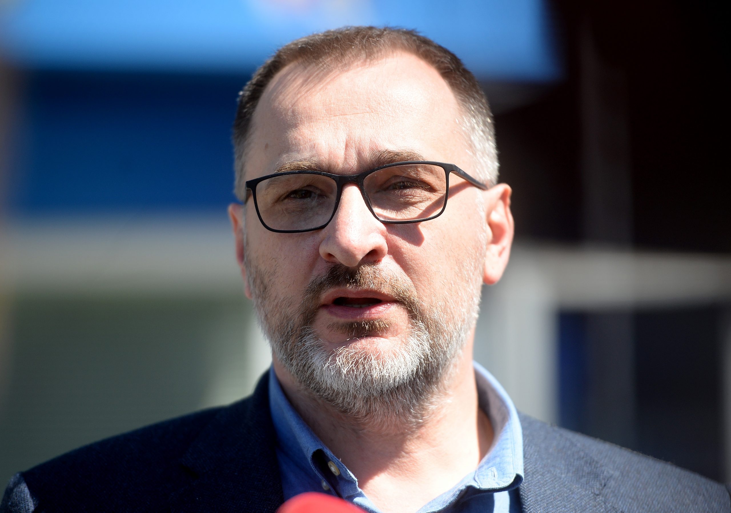16.04.2020., Zagreb - Kresimir ANtolic dao je izjavu nakon zavrsetka sastanka i sporazumnog raskida ugovora s Nenadom Bjelicom. Photo: Marko Prpic/PIXSELL